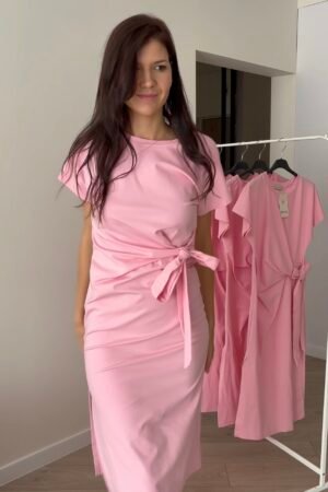 Baby pink suknelė